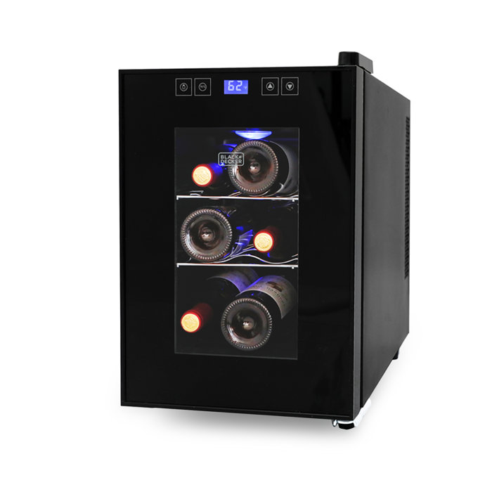 6 bottle mini wine fridge